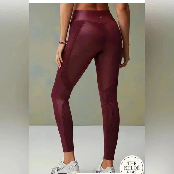 NWT Motion365+ Contour High-Waisted Legging size XS merlot shine - Picture 3 of 11